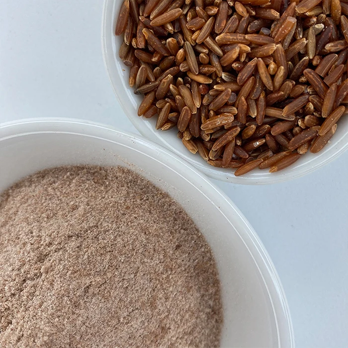 
100% Pure Red Rice Powder - Instant High Antioxidant Whole Grain Rice Can Be Used As Daily Breakfast Beverage 