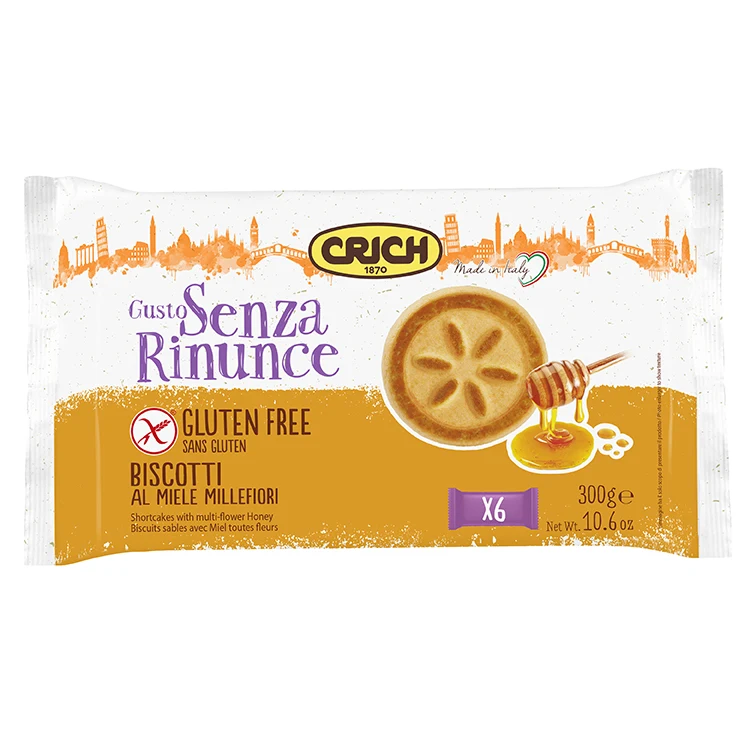 Gluten free biscuits with honey 300 g Crich