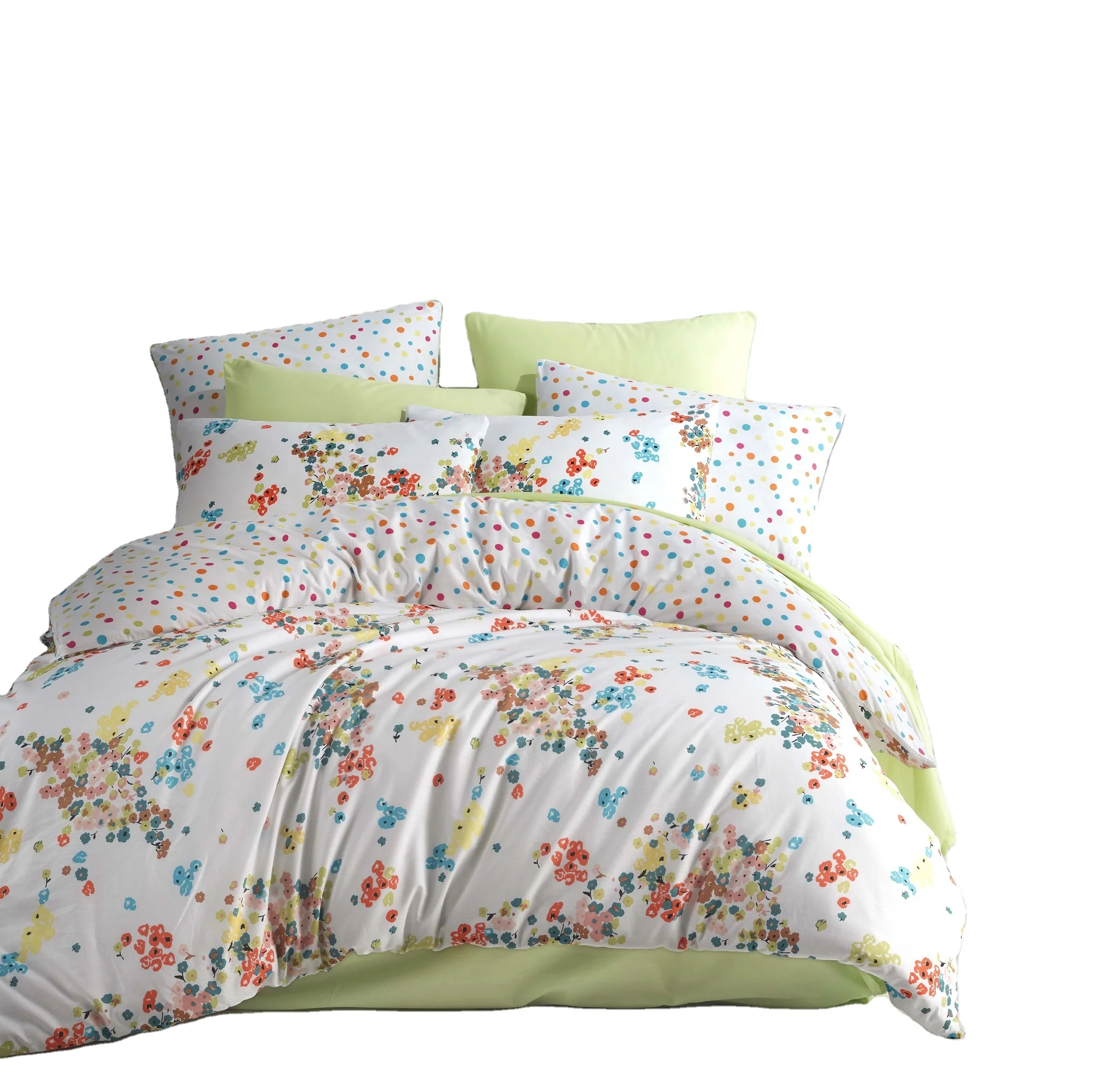 Double Bedding Set 100% Turkish Cotton Ranforced Duvet Cover 200x220 Sheet 240x260 Pillow Case 50x70 2pc Ranforced bedding set