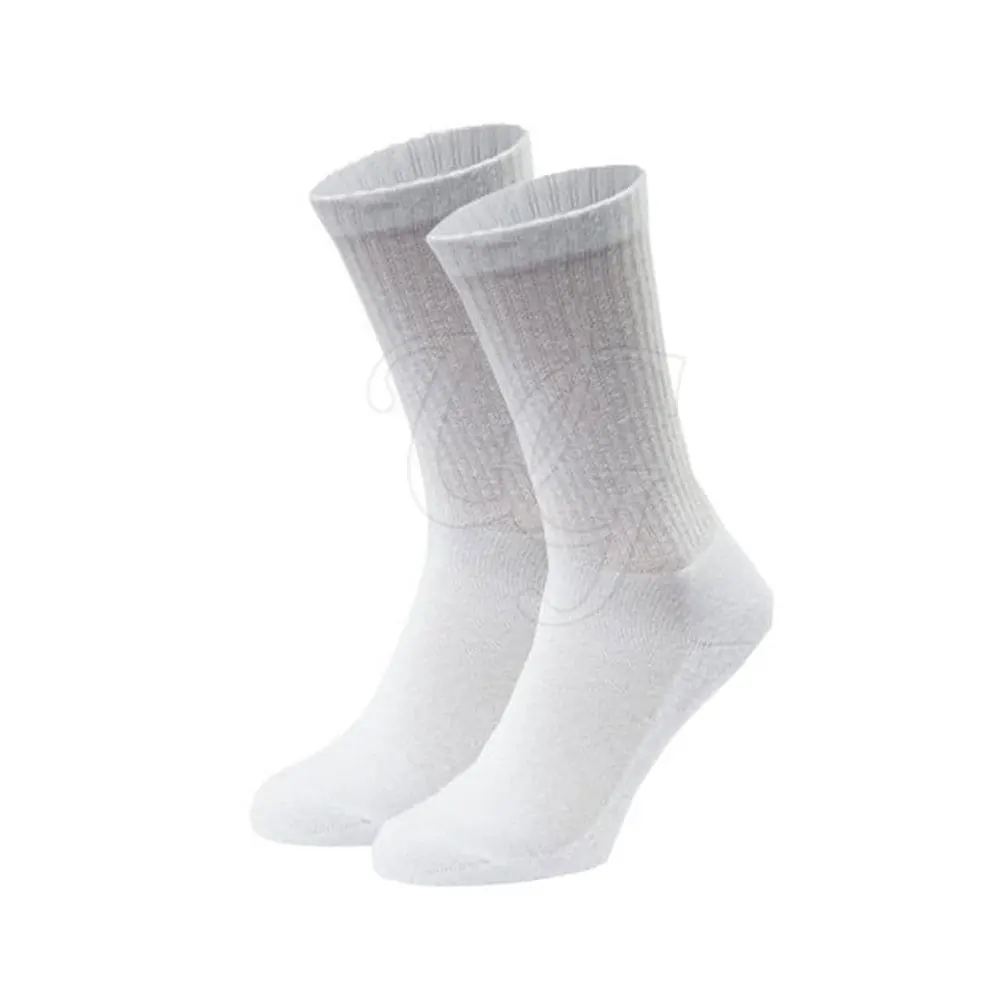 Athletic Sports Cycling Socks Sox Crew Man Sock Calcetines Meias White Black Gray Gym Workout Terry Sport Custom Logo Cotton DRY