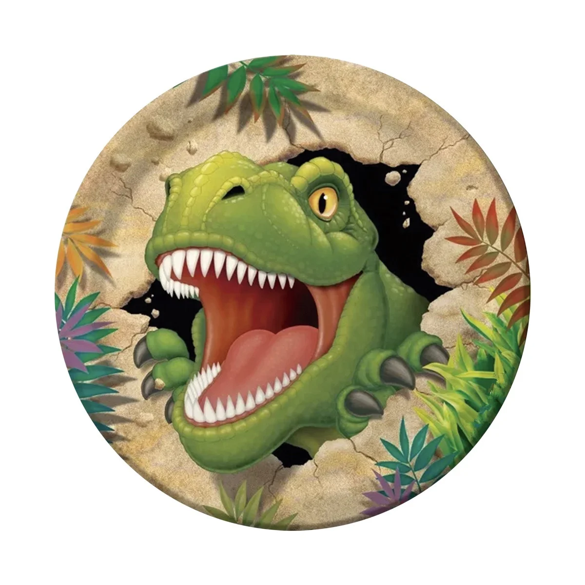 
Disposable dinosaur party supplies set party favors and decoration paper plate and cup dinosaur theme dinnerware 
