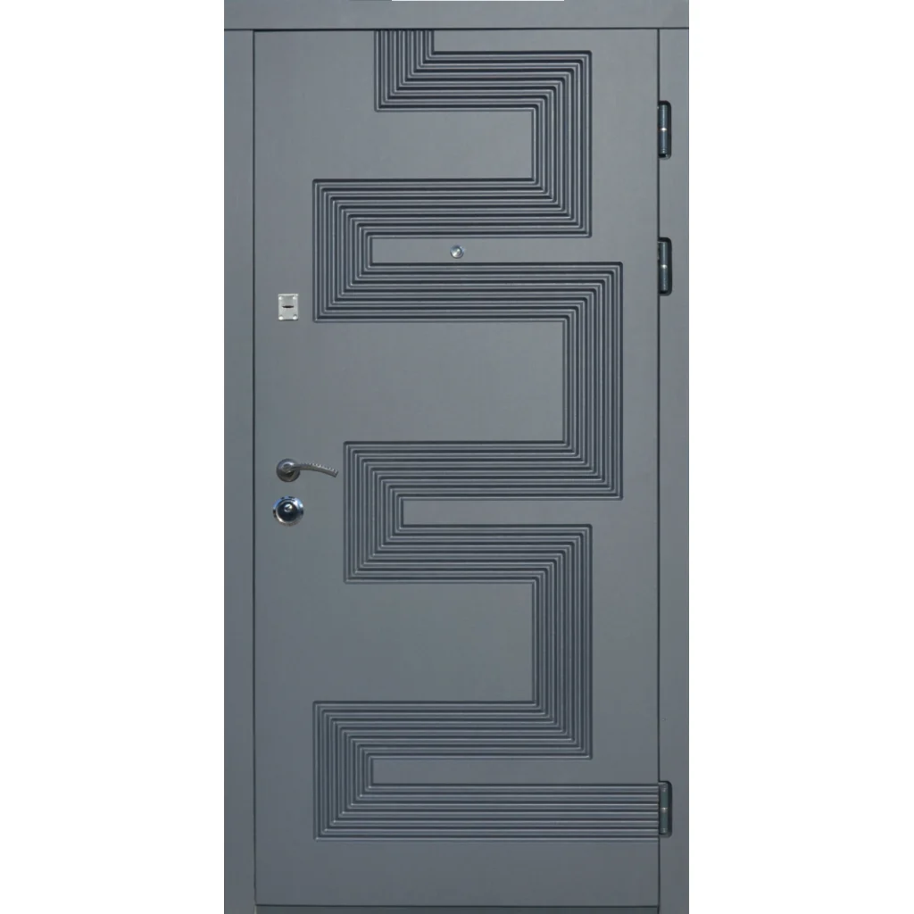 Custom armored high quality modern design  steel reinforced exterior doors