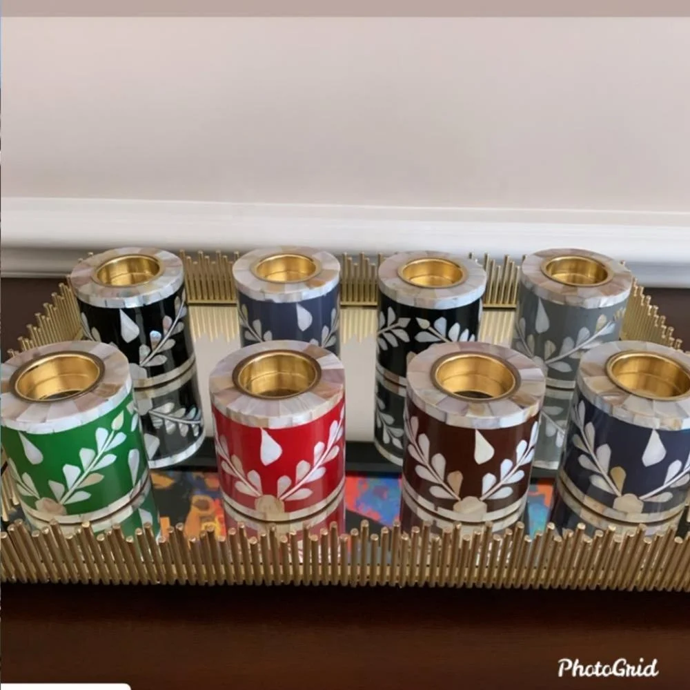 HOT SELLING 2022 MOTHER OF PEARL INLAY INCENSE OUD BURNER GULF UAE DUBAI BY VINTAGE CRAFT