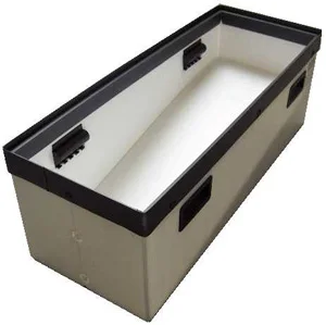 New 2023 plastic reusable box for bicycle storage handling and transportation heavy duty stackable plastic corrugated fold able