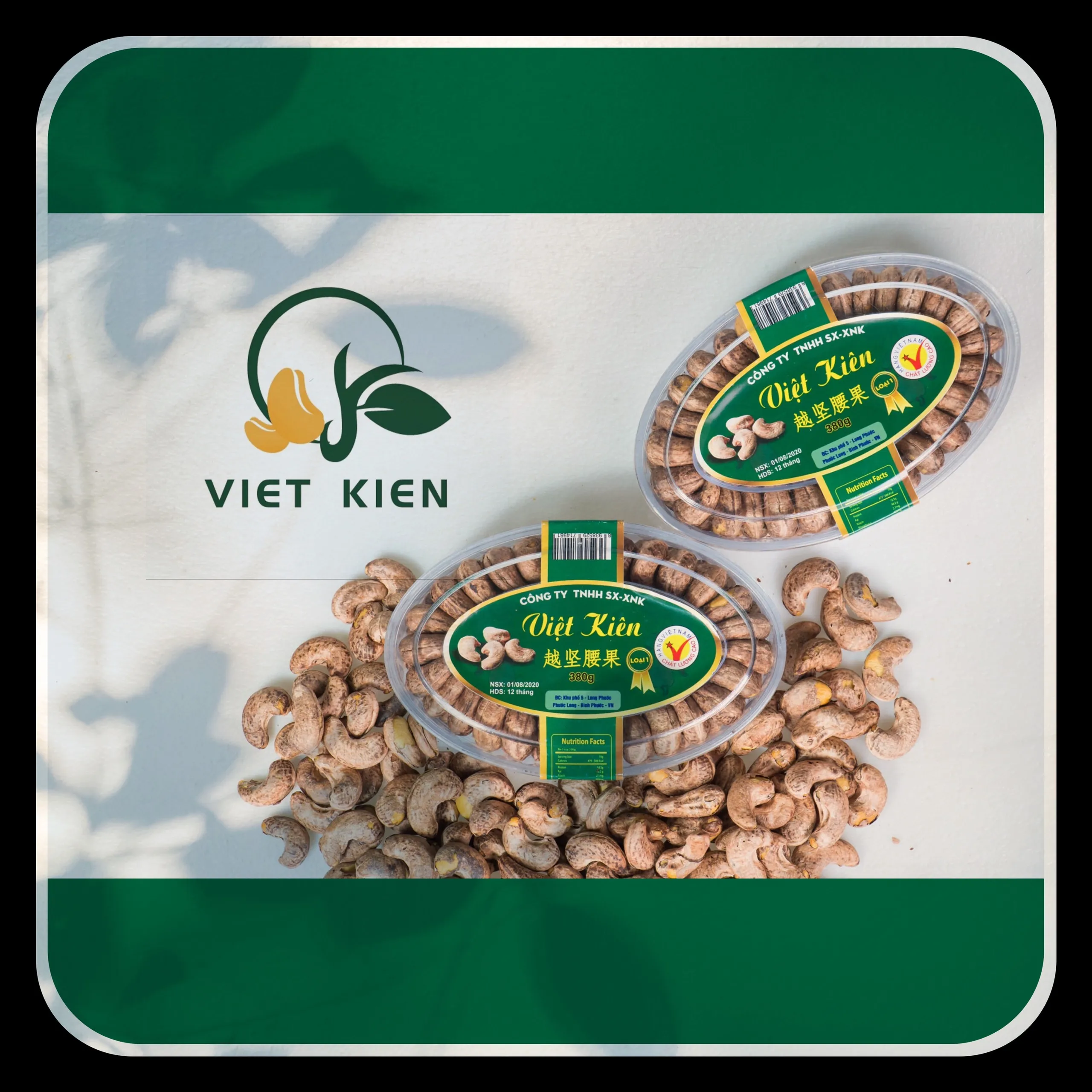 
Best Sell In Vietnam Asia Standard Company Premium Product Roasted Cashew Nuts With Elip 400GR GW Eco Friendly Contac Now Sale 