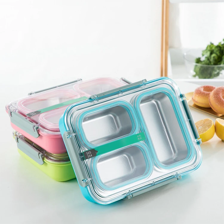 Introducing Stainless Steel  Plastic Wholesale Metal Food School Bento Lunch Box Kids
