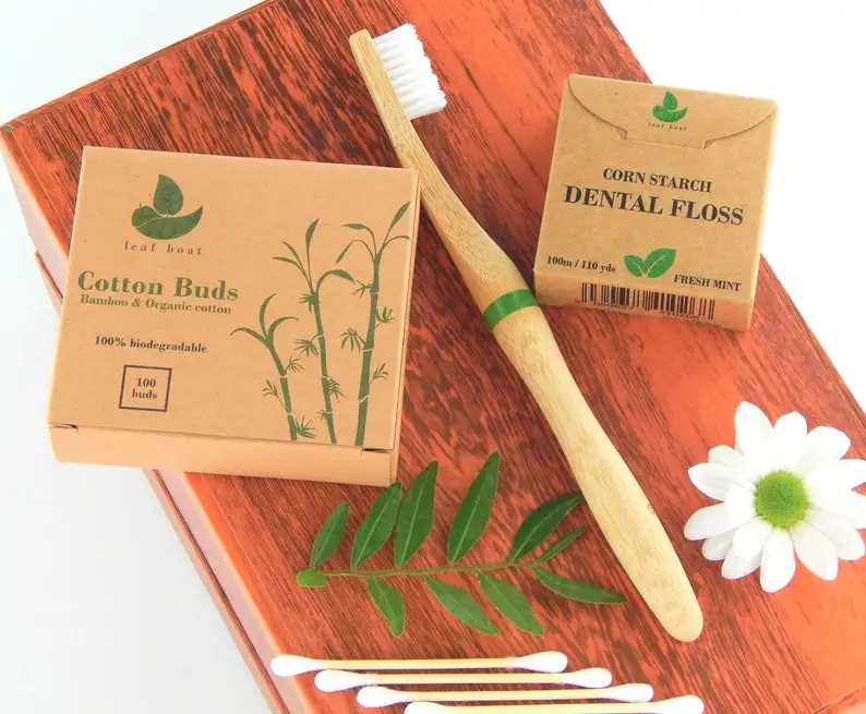 Eco friendly Tooth brush  100% Biodegradable Natural Bamboo Wood Handle Hotel Bamboo Tooth brush