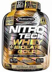 100% оригинальная технология Muscle tech Nitro Tech 100% сывороточное золото
