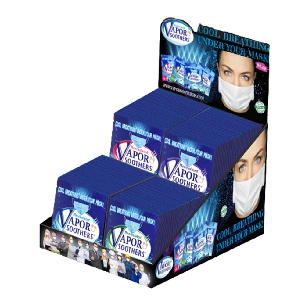 Частная марка Vapor soother, носовые зажимы с перечной мятой, 2 шт., носовой расширитель в пакете, Премиум качество