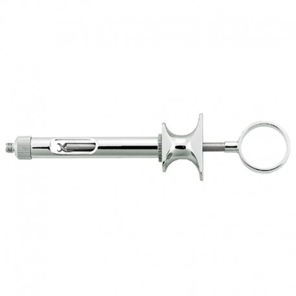 Dental Syringe Stainless Steel Dentistry Surgical Instrument With Head Dental Teeth Care Dental Anesthesia Aspirating Syringe