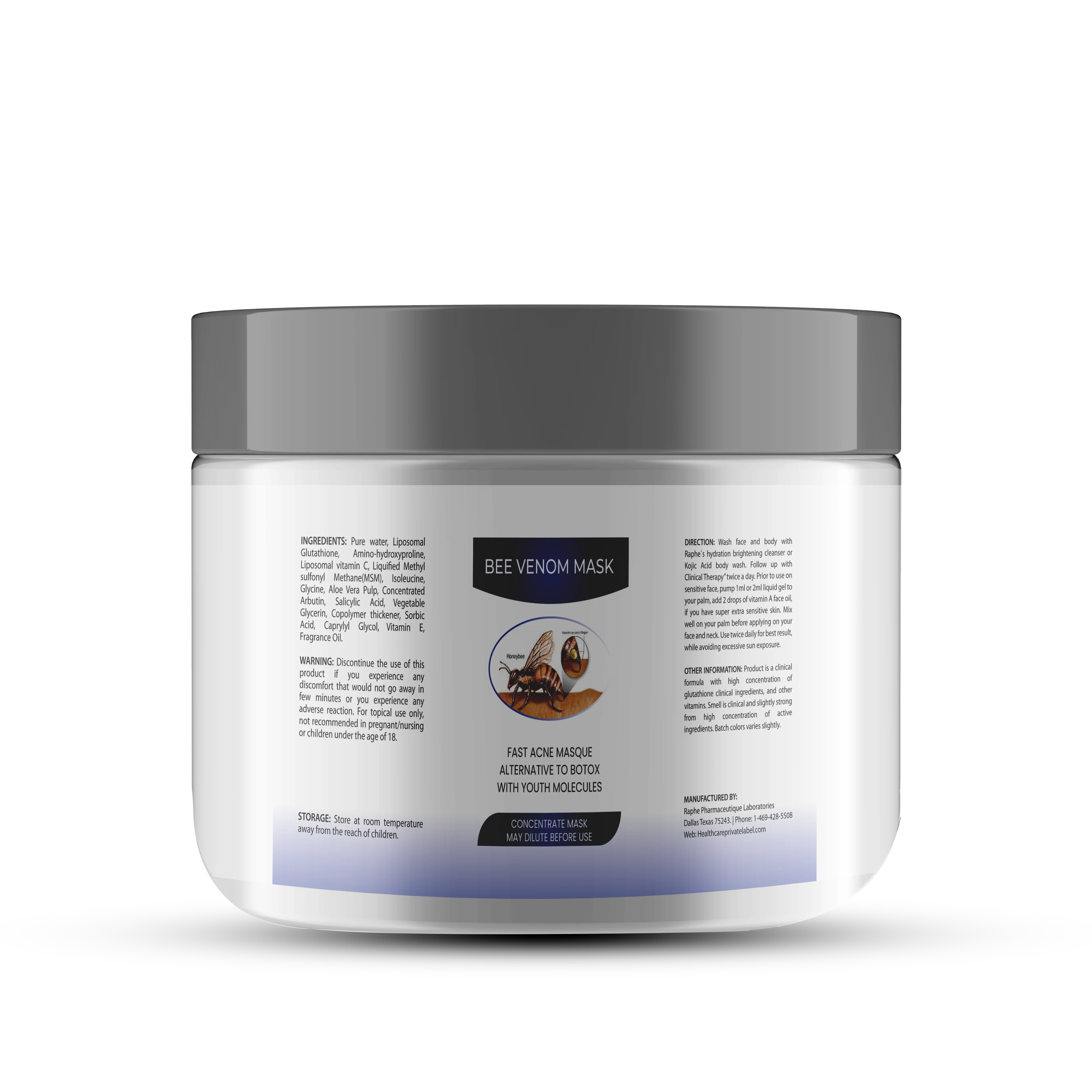  Крем-маска с пчелиным ядом 16 унций