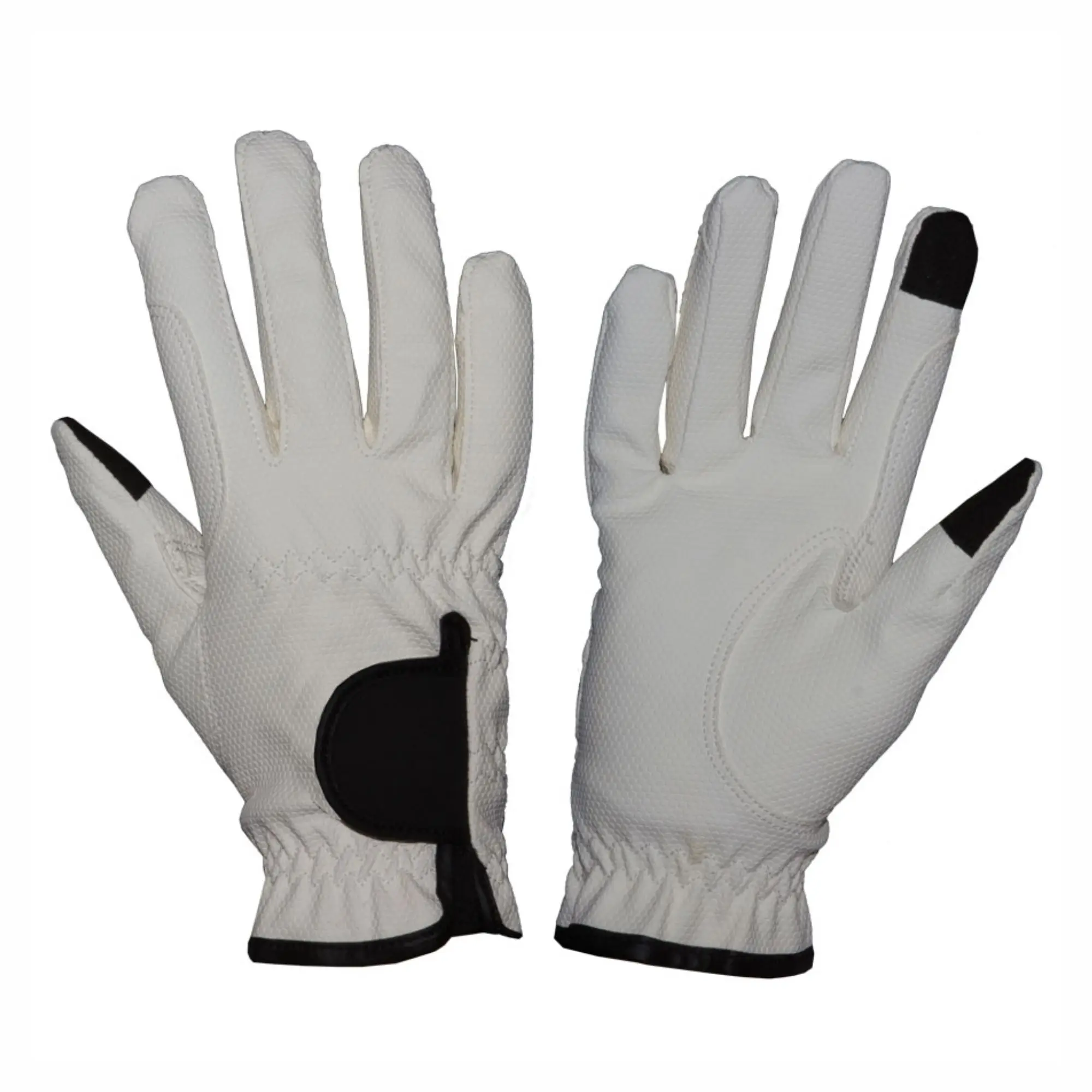 new Super soft cabretta leather horse riding gloves / New design Breathable riding gloves equestrian