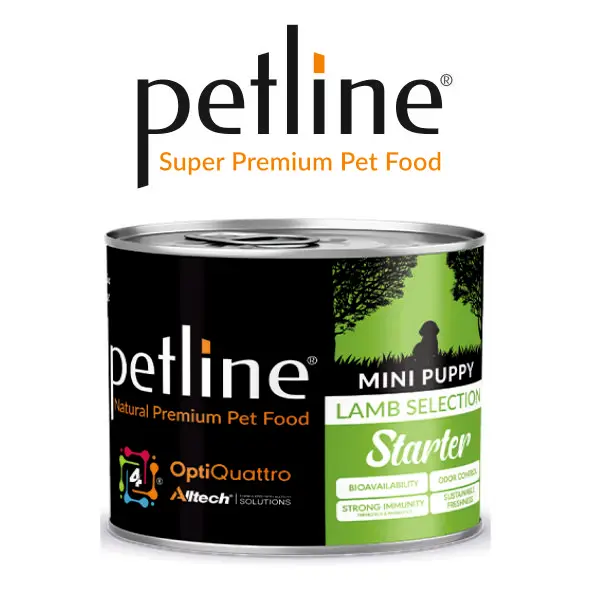 Natural Lamb And Rice Premium Dry Food for Adult Dog High in Calcium and Proteins 3 Kg (4 PCS) Petline Pet Food