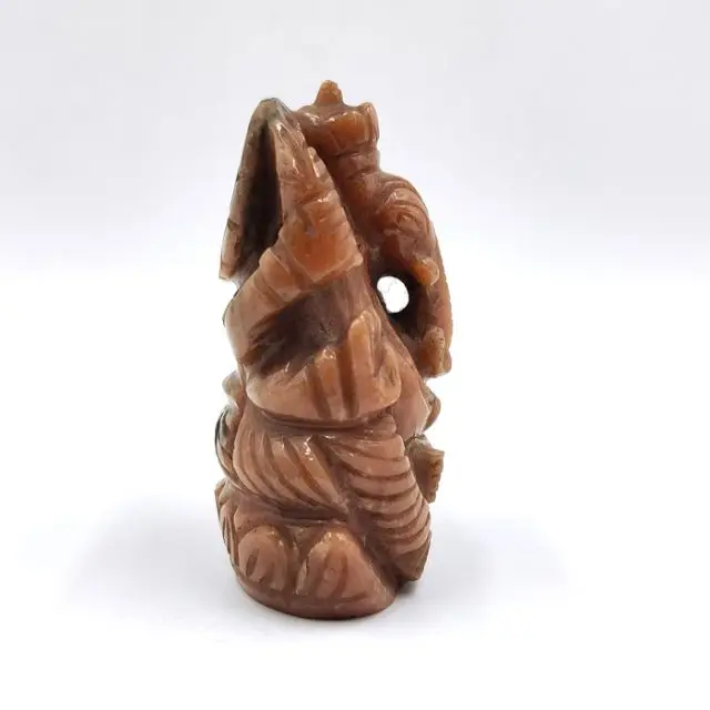 Brown Aventurine  Ganesh  Statue Modern Art Indian India famous god lord Ganesh statue