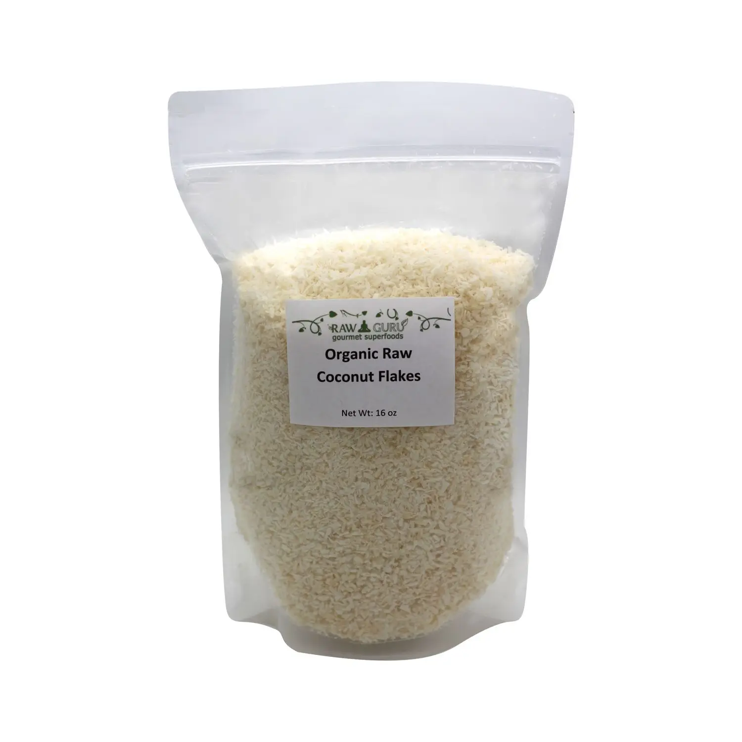 
Raw Organic Coconut Flakes - 16 oz 