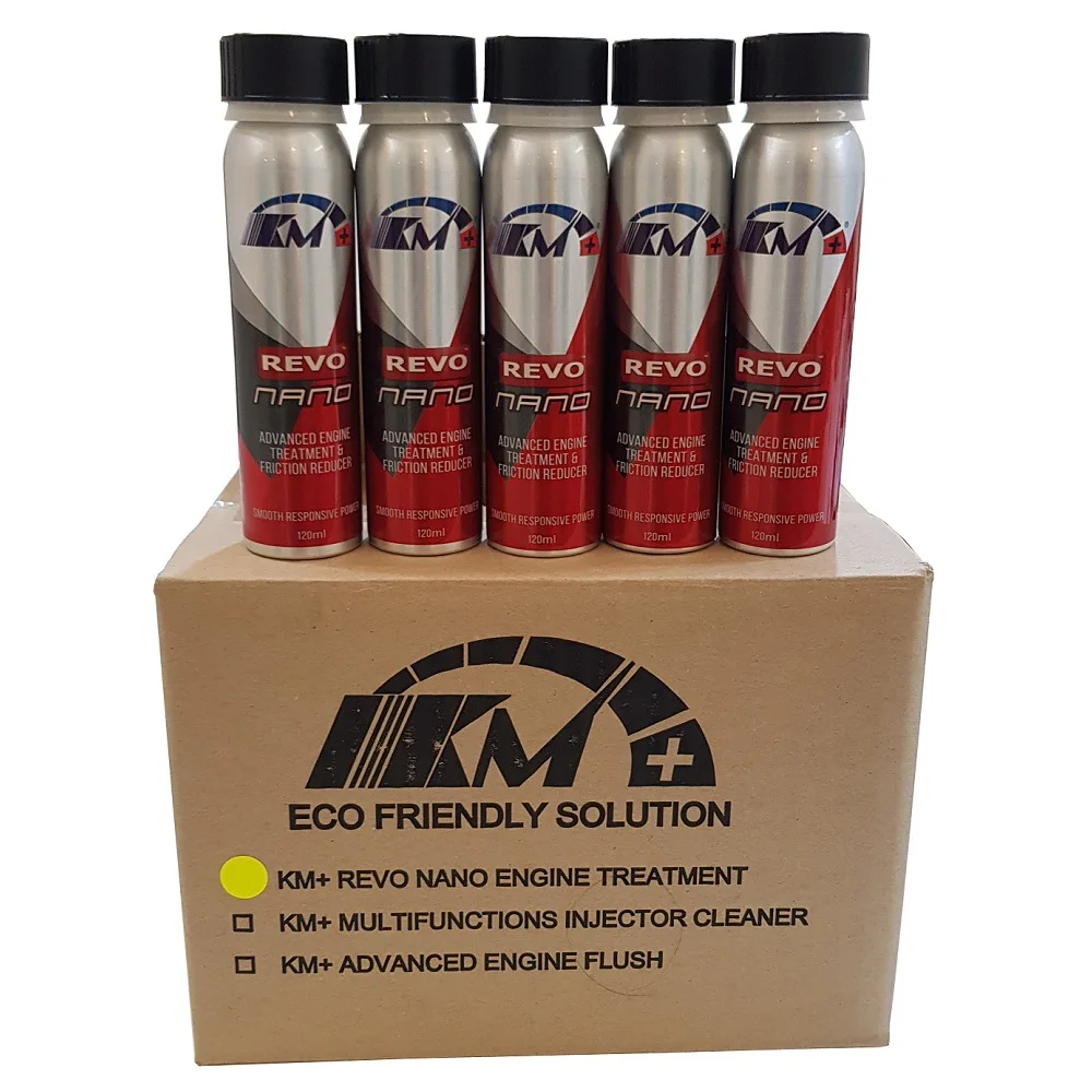
REVO NANO Advanced Engine Treatment & Friction Reducer in 120ml aluminium can packing 