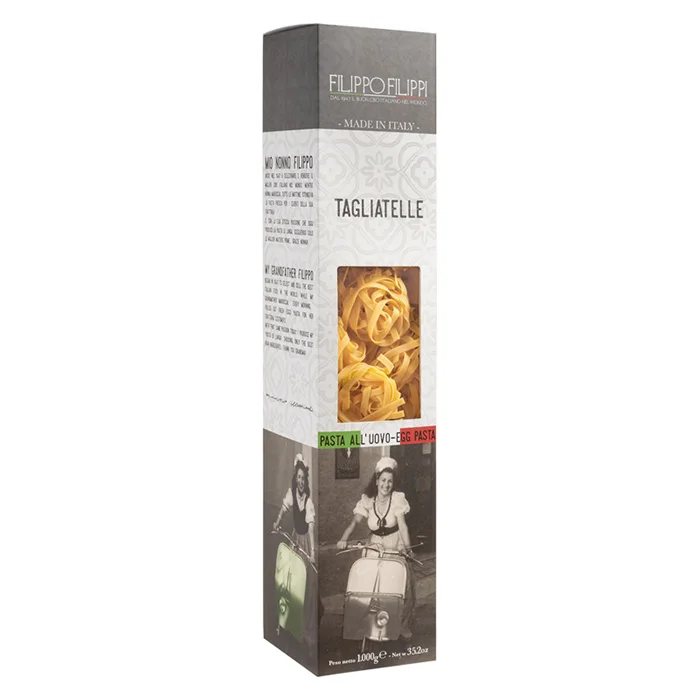 Italian egg noodles Dry egg pasta tagliatelle 1 kg box