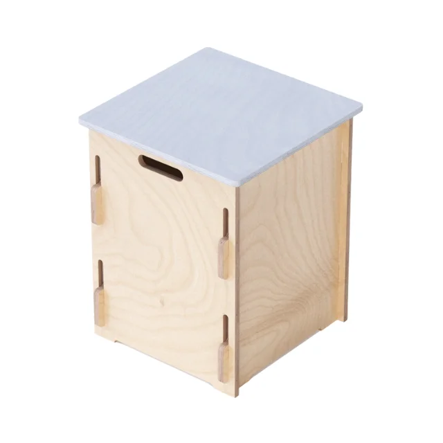 2024 Hot Sale Trade Show Wooden Interlocking and Unconventional Wooden Seat and Countertop for Shops