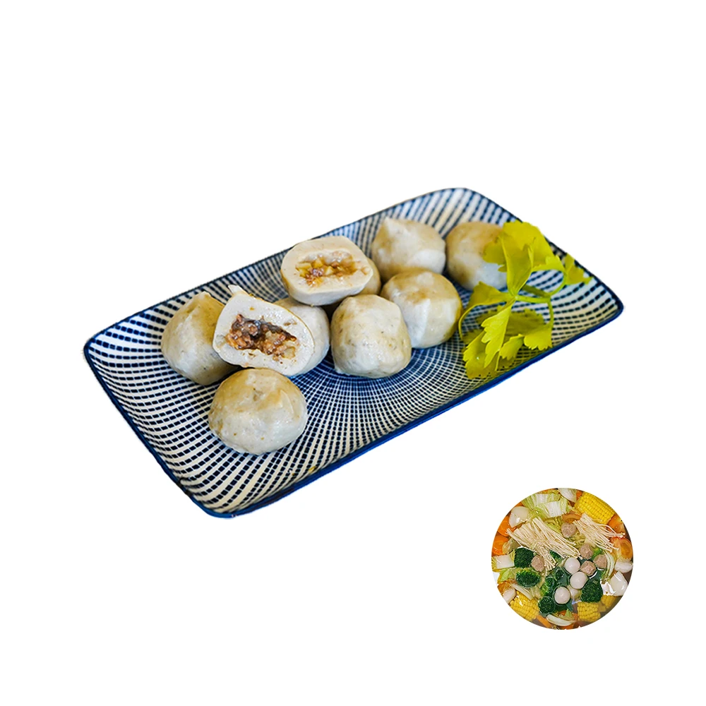 taiwan seafood products bamboo shoots pork fish ball for shabu shabu