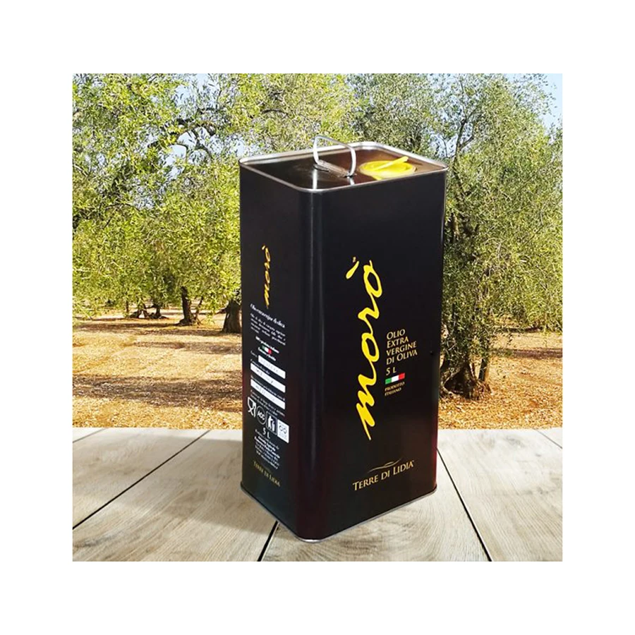 Direct Manufacturer Low MOQ Pure Italian Extra Virgin Olive Oil Latta Moro 5 L