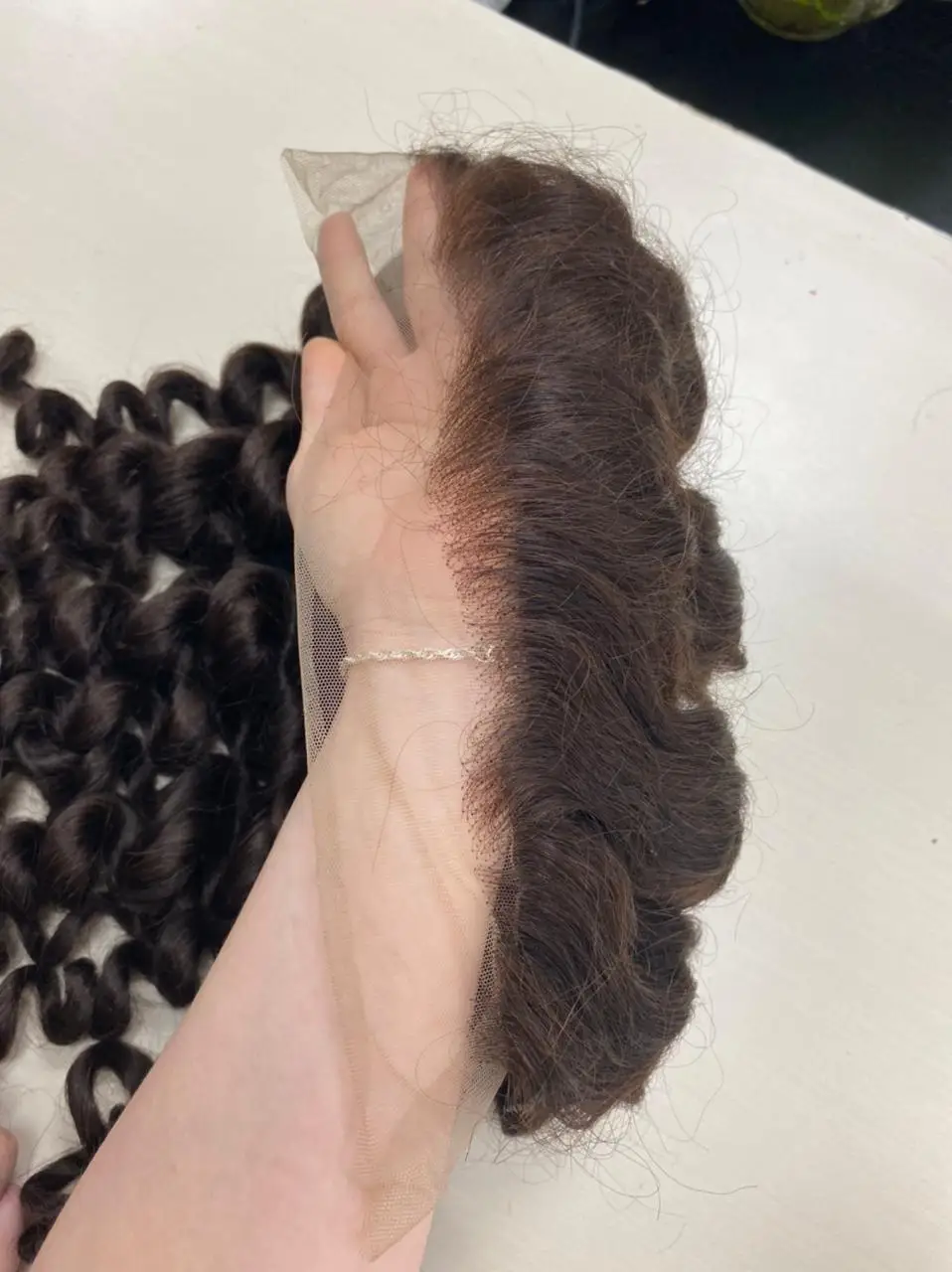 Virgin Mink Brazilian Hair Virgin Cuticle Aligned Hair Free Sample Virgin Brazilian Human Hair Wig Closure frontal full lace