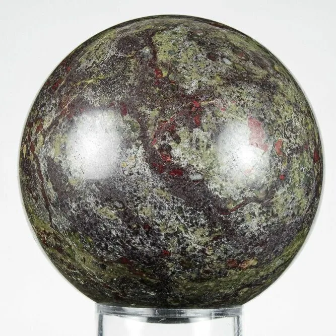Latest 2024 High Quality Dragon Blood Jasper Sphere Wholesale Gemstone for Spiritual Self-Healing Crystal Balls in Bulk