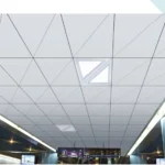  Tranquil Lustre - Tile Ceiling System 3D Acoustical Metal Ceilings