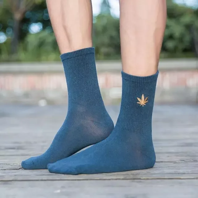 Wholesale Custom hemp organic bamboo for men  custom logo  black white Sweat-Absorbent business