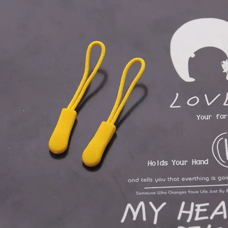 Custom big Embossed 3D Logo Garment PVC kids Zipper pullers lock