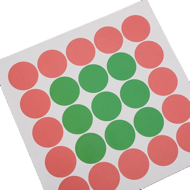 Color Kiss Cut Dot Sticker Good Quality Matte Silver Sticker Packing High Vinyl Printing Self-Adhesive Stickers