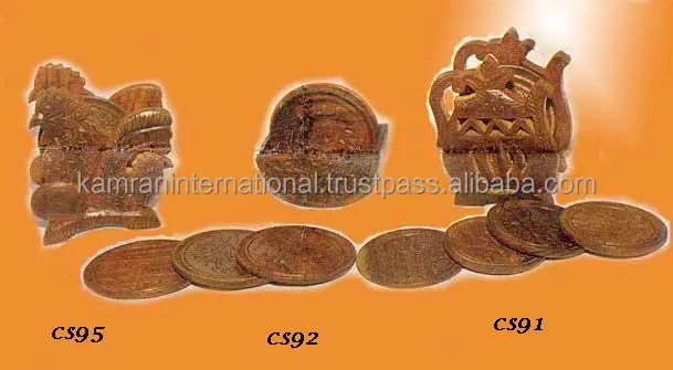 NATROSE AGATE QUARTZ COASTERS Carved Natural Stone Crystal Healing Love Mascot Patterns Home Decoration Christmas Occasions