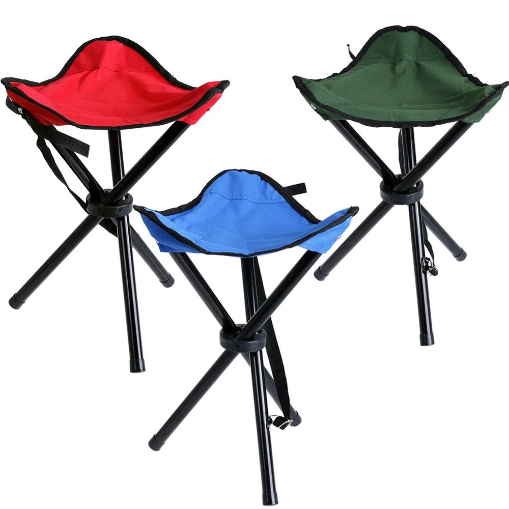Outdoor Camping Portable Seat Fishing Folding Tripod Stool Beach Chair