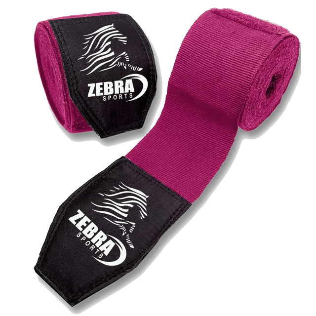 Professional Handwraps semi Elastic Hand Wraps with Thumb Loop for Boxing, MMA, Muay Thai and Other Martial Arts 4m Custom Label