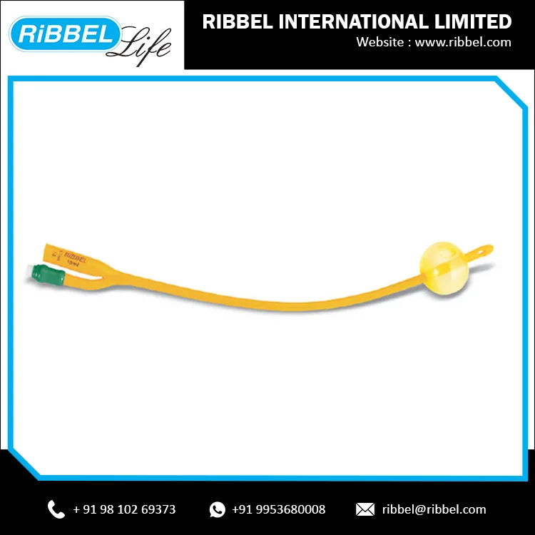
Foley Catheter Female 100% Medical Grade Natural Latex Made Durable Quality Urinary Tract Catheter Exporter Supplier 