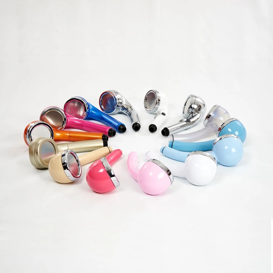 ABS Chrome Water Saving Mist Spray Spa Shower Head Bathroom Hand Held Round High Pressure Shower Head