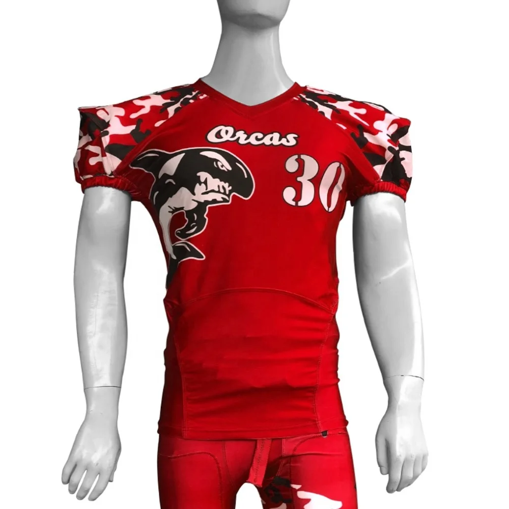 2022 New Style Sublimation Printed Camouflage Design American Football Jersey/Custom Team Logo Player American Football Jerseys