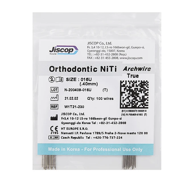 Проволока NiTi Arch (истинная форма и овуд)