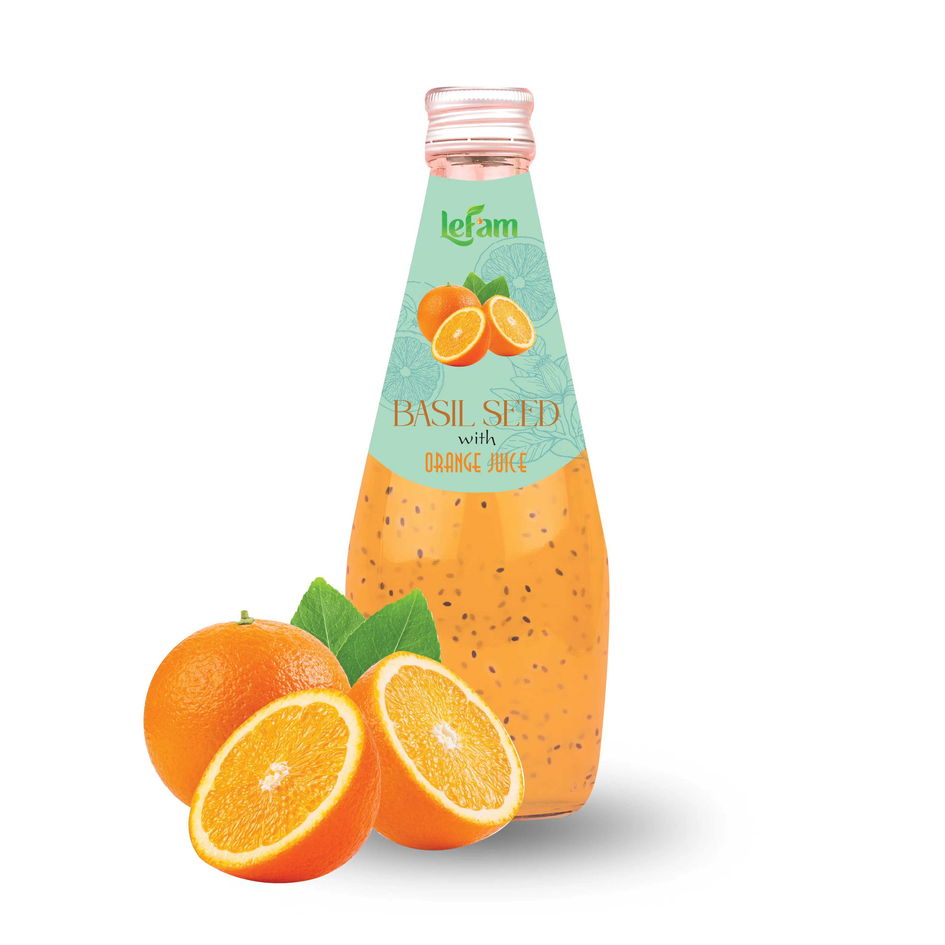  Оптовая продажа здоровый сок черники напиток из семян базилика 290 мл от Lefam x напитки Вьетнам небольшой минимальный заказ