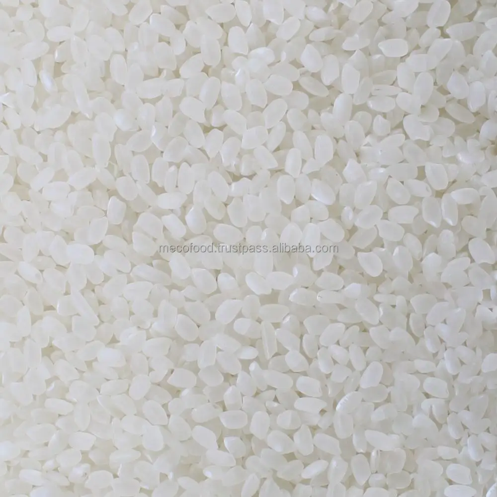10kg Bags Best Quality Japonica Rice Packaging PP Calrose Rice Short-grain Rice White 1 Admixture MECOFOOD Current Dried Soft
