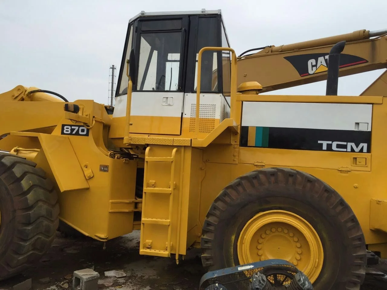 New Arrivals Used japan brand Tcm 870 wheel loader/ tcm loader cheap price 870/ tcm 830 loaders