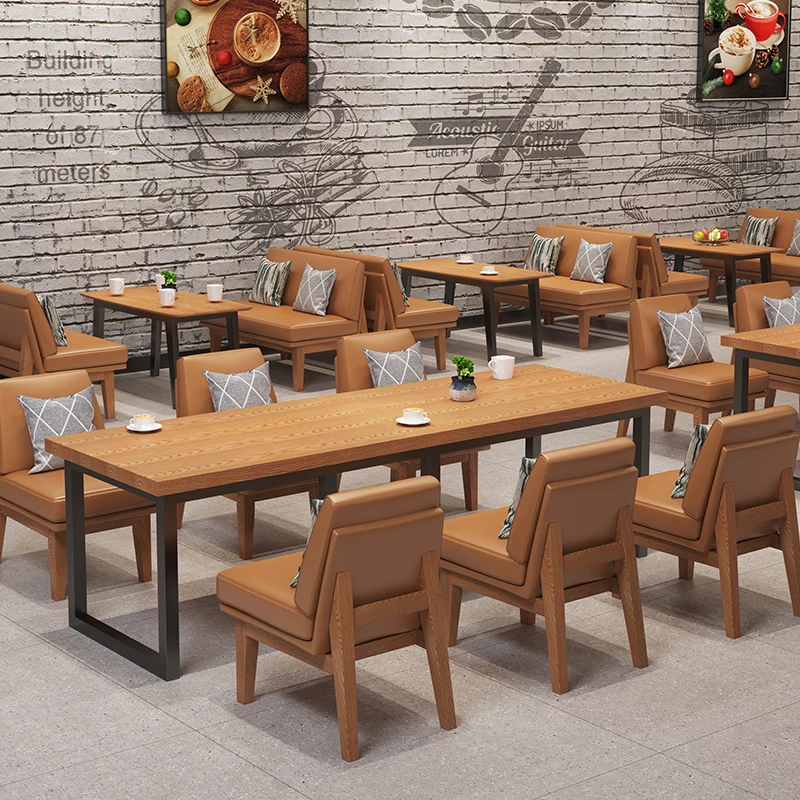 Customizable Restauration Restaurant Chair And Table Set Coffee Shop Style Unique Furniture Restorant Furniture Table Chair