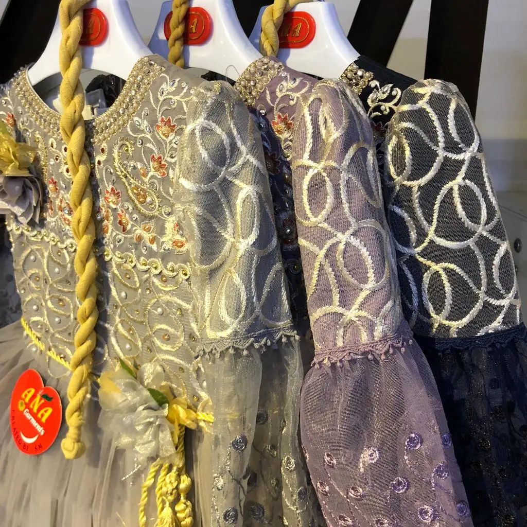 New collection of Golden Flapper frock suit with fancy design new addition in stylish party wear dresses