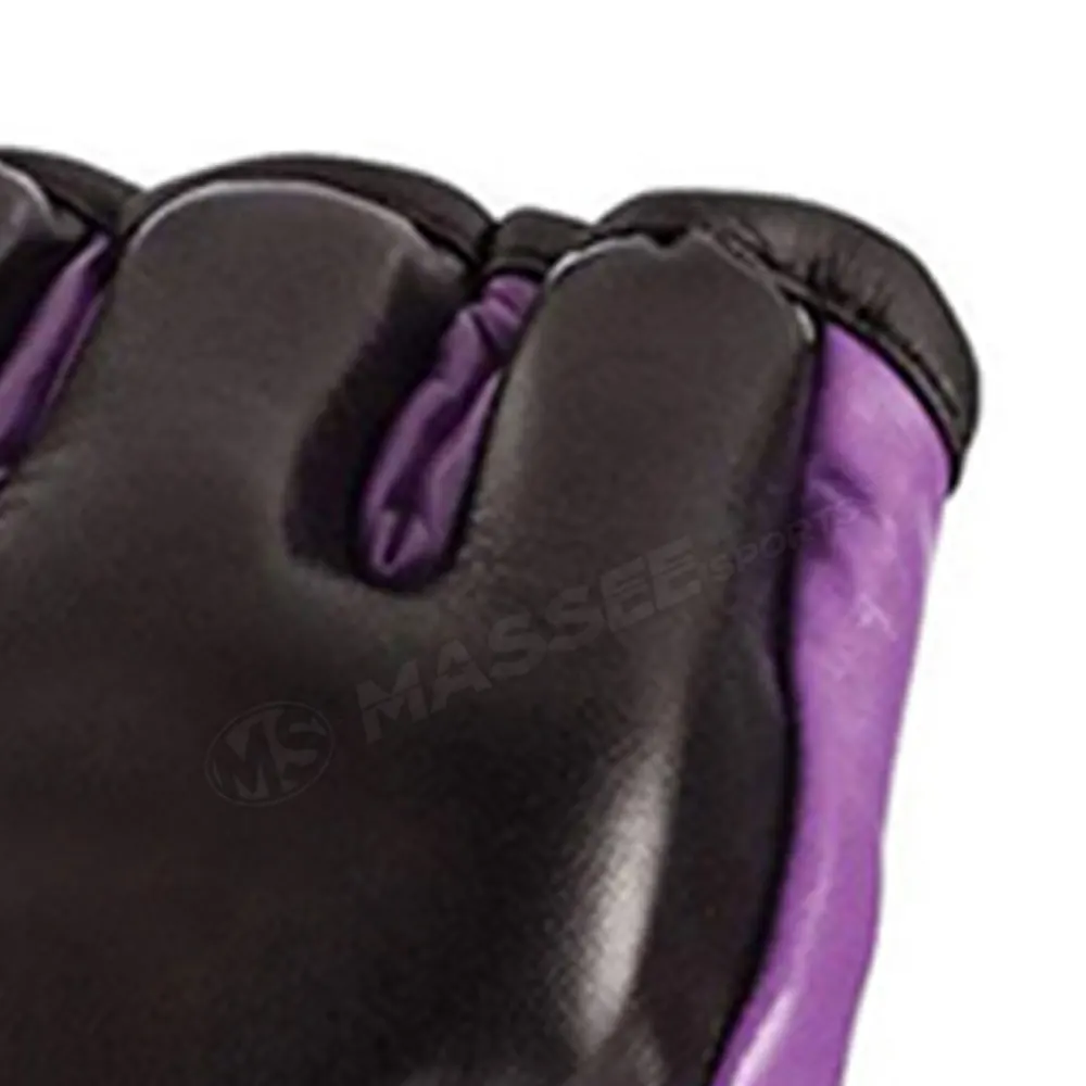 Half Fingers Leather Mens Boxing MMA Gloves for Training