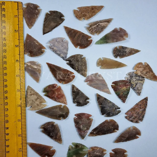 
 1,5 дюймовые наконечники индийского агата-обычный американский-старый стиль-пуля-Блант-Бойкин-стрелы Eif-полевая рыба-дзюдо-оптовая продажа  