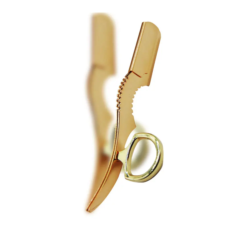 
 Бритвенные лезвия из нержавеющей стали с одним краем для мужчин, профессиональная прямая Парикмахерская бритва  