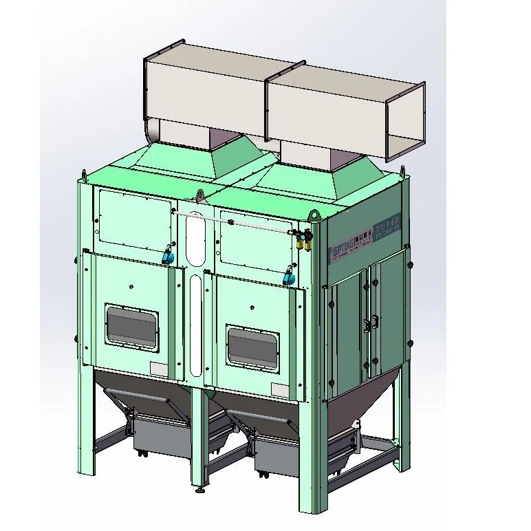 New Design 2183 L x 1313 W x 2574 H For Laser Cutting 780KG with Centrifugal Fans Filter Components Cartridge Dust Collector