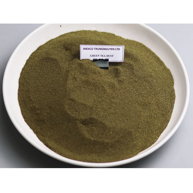 Wholesale Green Tea Dust Green Tea Fannings for Beverage Extract from Vietnam Best Supplier