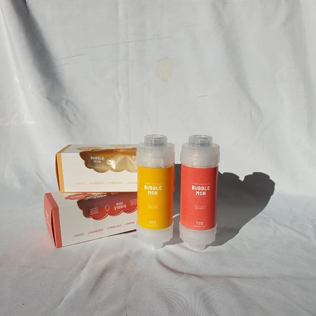 MYMI BUBBLE MON, витаминный фильтр для душа, Сделано в Корее, цветок розы, симпатичный лимонный чай, пуэр, детский порошок OTILTD