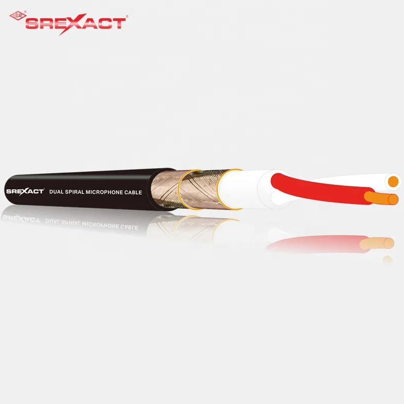 Pro audio mi market dual balance spiral cable mic