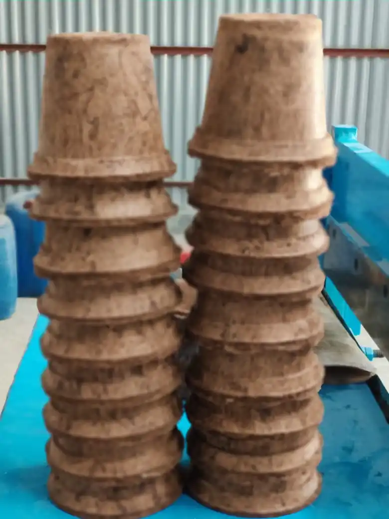 Popular Modern Standard Best Coir Flowerpot Garden Pot Plant Pot Planter Green Flower Stock Lots Best Selling Design Style